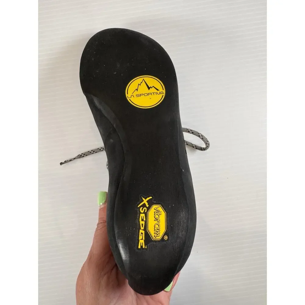La Sportiva Nago Climbing Shoes EU 36 US Women 5.5 Men 4.5 Gray Vibram XS Edge